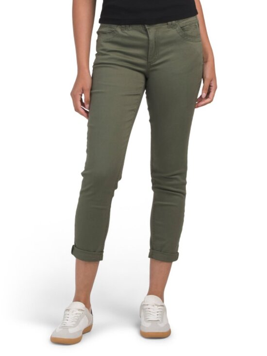 Democracy Pants - DEMOCRACY Ab Tech Skinny Cuffed Ankle Jeans
